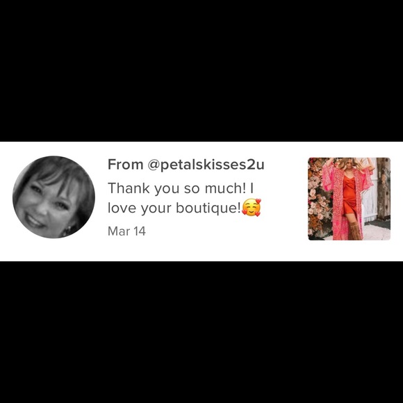 New! Red Floral Kimono - Picture 5 of 5